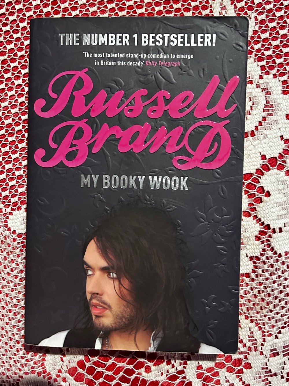 Russell Brand My Booky Wook - Black Cover with Pink Title
